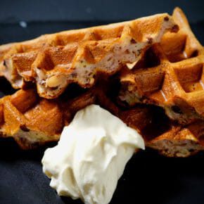 banana-walnut-cacao-sourdough-waffles