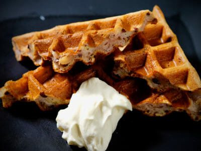 banana-walnut-cacao-sourdough-waffles