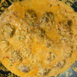 biryani-meatballs-in-gravy