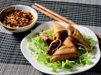 black-pudding-apple-parcels-ginger-garlic-dipping-sauce