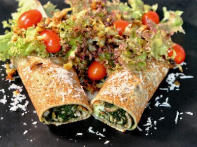 buckwheat-crepes-savory-spinach-mushrooms