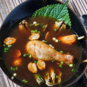 chicken-garlic-broth