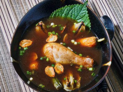 chicken-garlic-broth