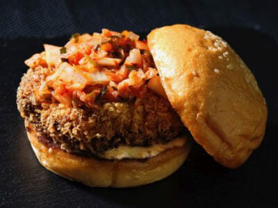 chicken-kimchi-burger