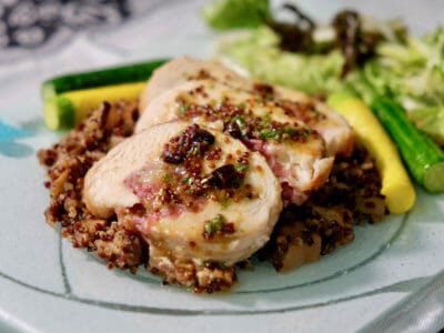 chicken-with-dried-apricots-maple-mustard-sauce