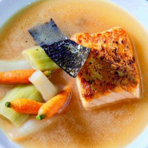 salmon-poached-in-miso-dashi