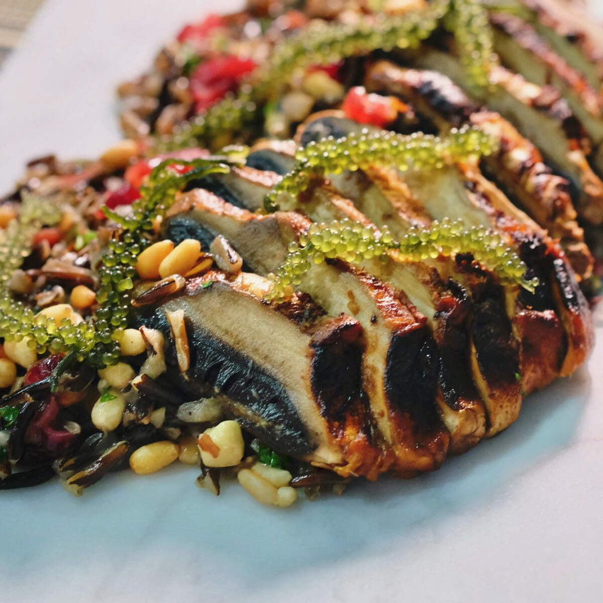 Misoglazed portobello mushroom recipe delectabilia