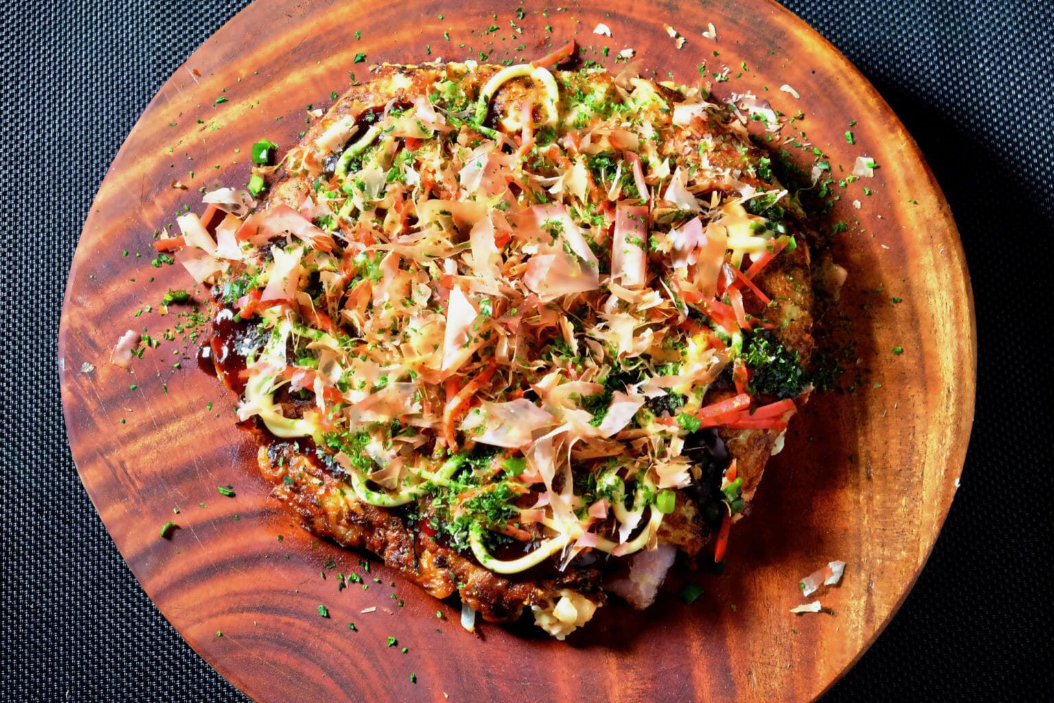 Kimchi and scallop okonomiyaki recipe delectabilia