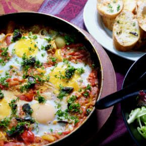 artichoke-chorizo-shakshuka