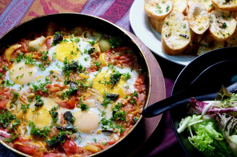 artichoke-chorizo-shakshuka