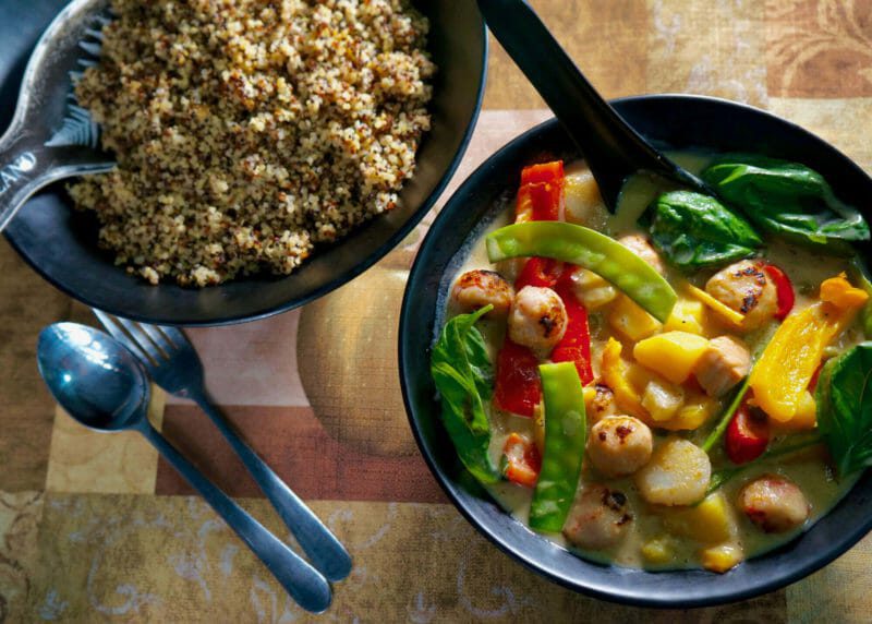 thai-seafood-green-curry-with-quinoa