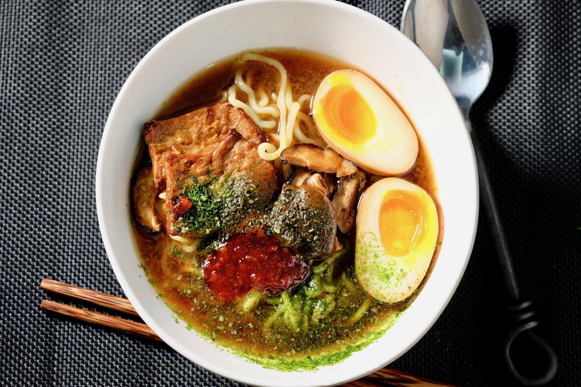 Spicy Miso Ramen - Sandra Valvassori